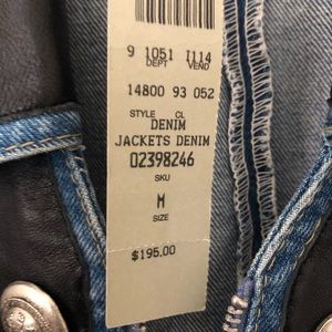 NWT Vintage Cache Denim Jacket